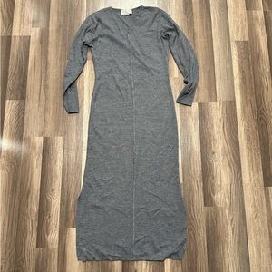 Antonella made in Italy grey wool blend dress M EUC